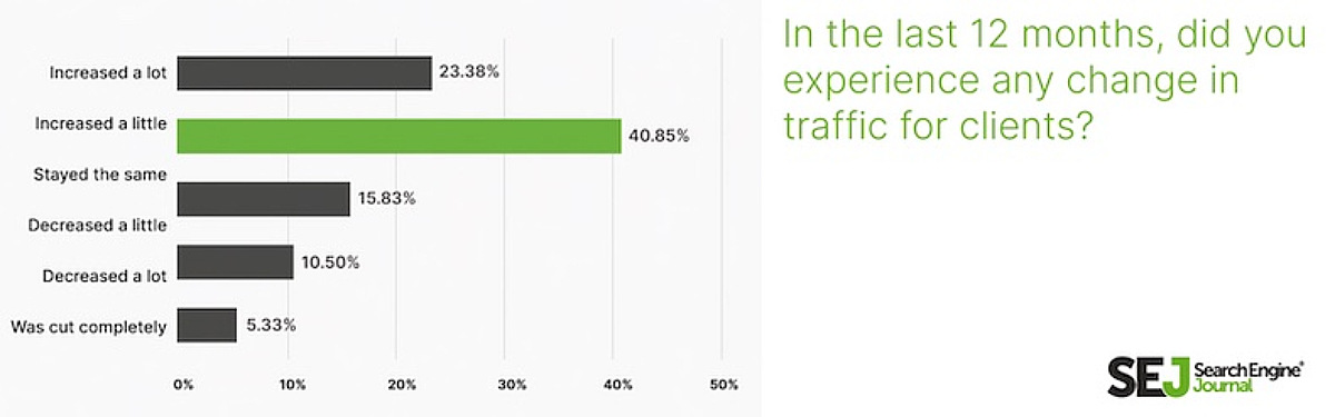 SEO Expert Survey: Traffic, Budget, and Time Trends